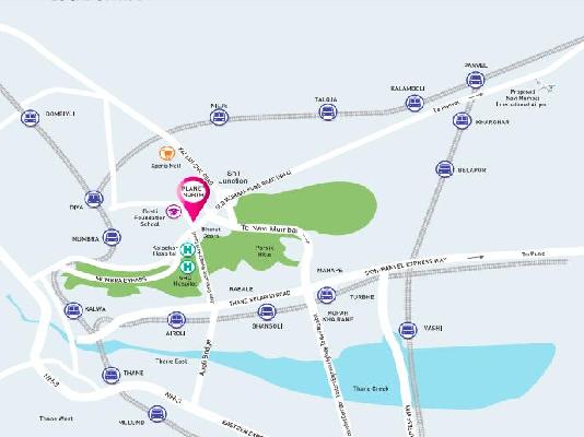 2 BHK Flat In Dosti Planet North For Sale  In Navi Mumbai