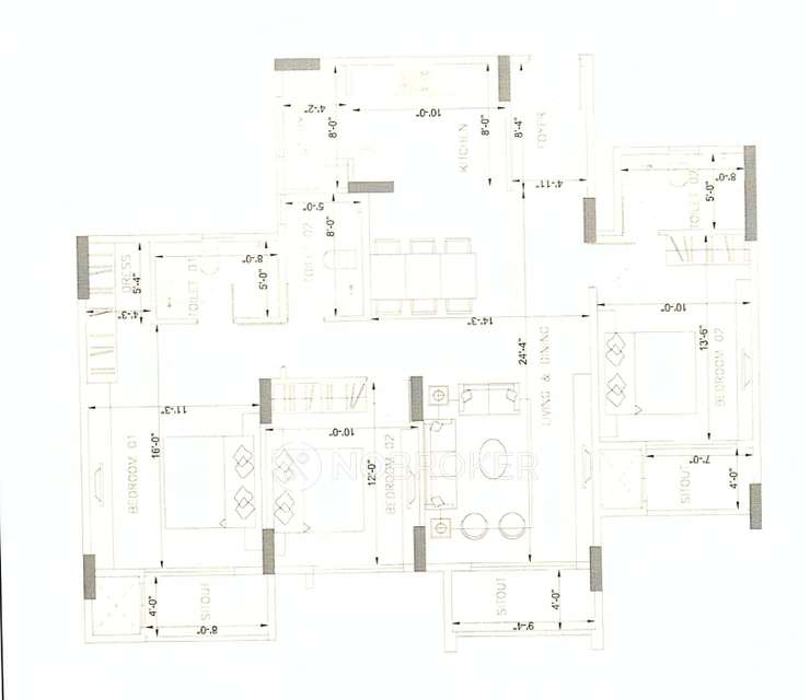 3 BHK Flat In Goyal Orchid Platinum For Sale  In Whitefield