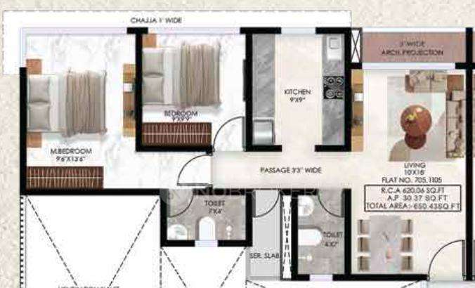 2 BHK Flat In Renucorp Vanaha For Sale  In Navi Mumbai