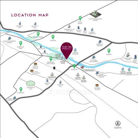 3 BHK Flat In Mayfair River Residences For Sale  In Mundhwa