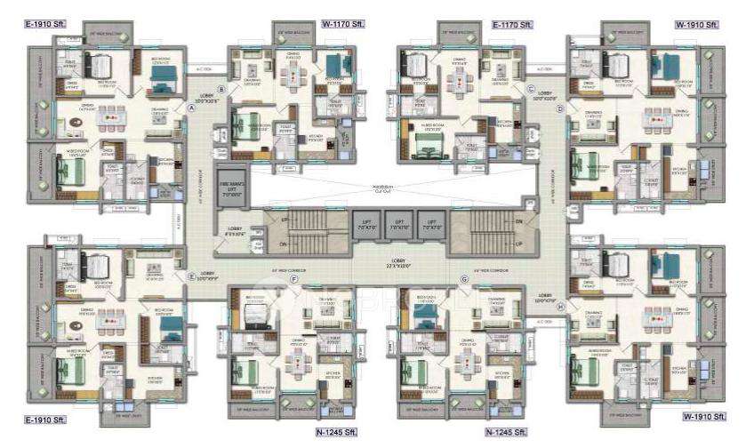3 BHK Flat In Jains Fairmount Sri Ram Garden For Sale  In Kompally