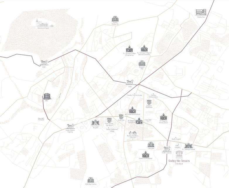 3 BHK Flat In Godrej Sky Terraces For Sale  In Chembur