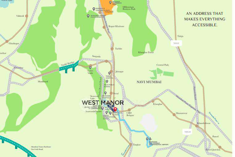 3 BHK Flat In L&t West Manor For Sale  In Seawoods