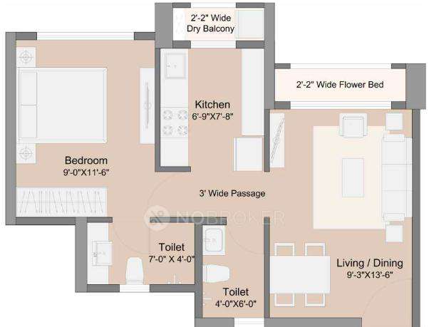 1 BHK Flat In Sunteck Ultra World For Sale  In Naigaon
