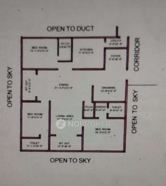 3 BHK Flat In Vishnus Blue Lotus For Sale  In Banjara Hills