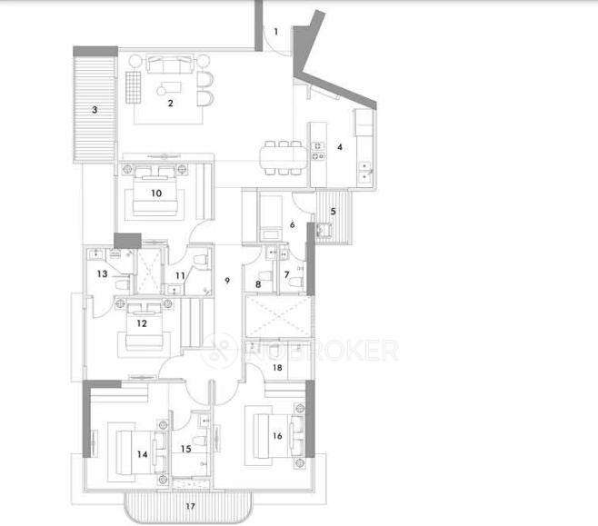 4 BHK Flat In Rustomjee 180 Bayview For Sale  In Matunga