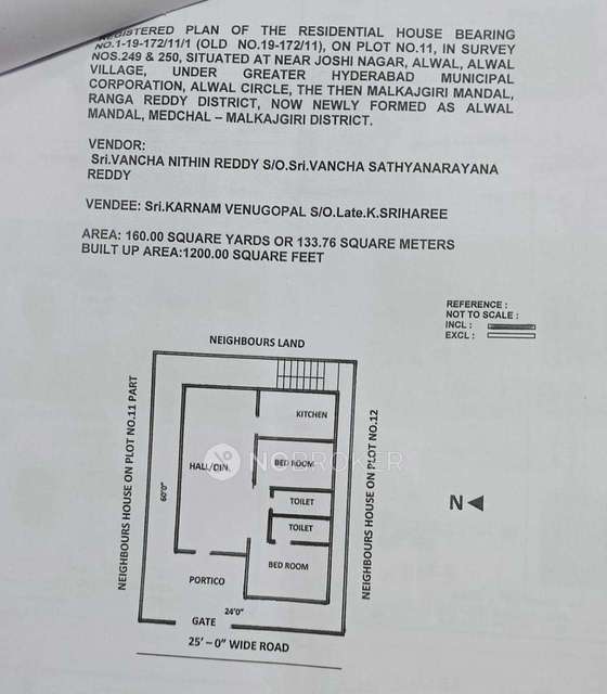 2 BHK House For Sale  In Alwal