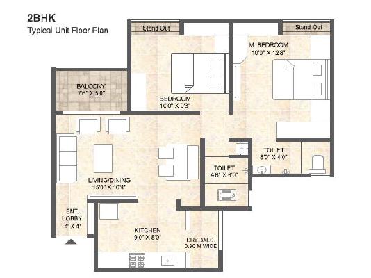 2 BHK Flat In Mangalam Lifepark For Sale  In Moshi