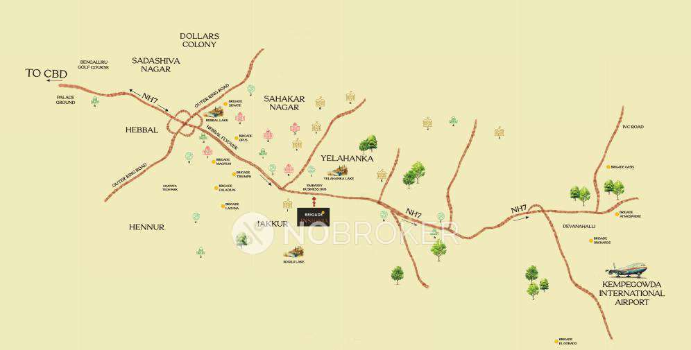 4+ BHK Flat In Brigade Insignia For Sale  In Yelahanka