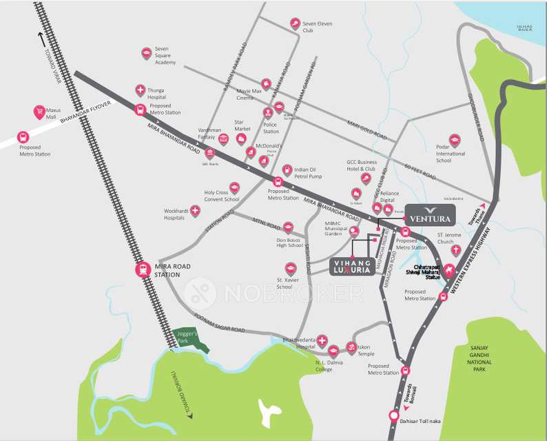 2 BHK Flat In Vihang Luxuria For Sale  In Mira Road