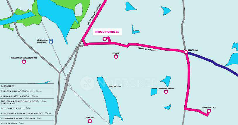 1 BHK Flat In Bhartiya Nikoo Homes 6 Phase 1 For Sale  In Kogilu