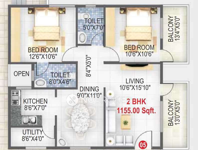 2 BHK Flat In Brr Sai Sankalp Apartments for Rent  In Kadugodi