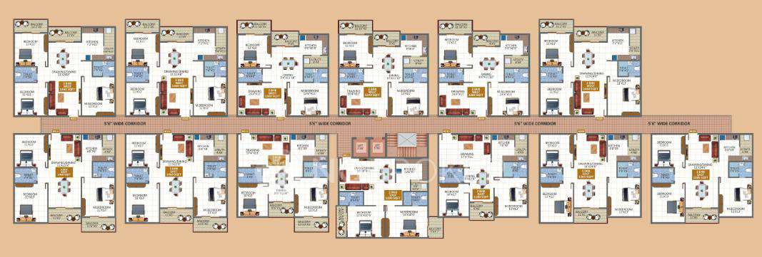 4 BHK Flat In Sree Urban Orchids For Sale  In Panathur