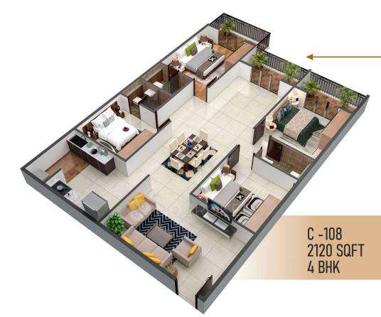 4 BHK Flat In Sree Urban Orchids For Sale  In Panathur