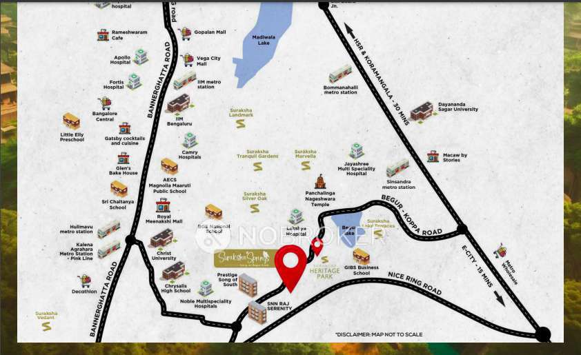 3 BHK Flat In Suraksha Springs For Sale  In Begur