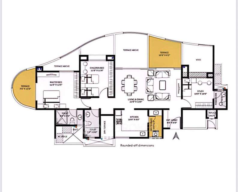 3 BHK Flat In Shriniwas Liviano For Sale  In Kharadi