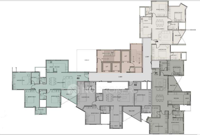 3 BHK Flat In Artismo Millionaire Tower For Sale  In Bellary Road