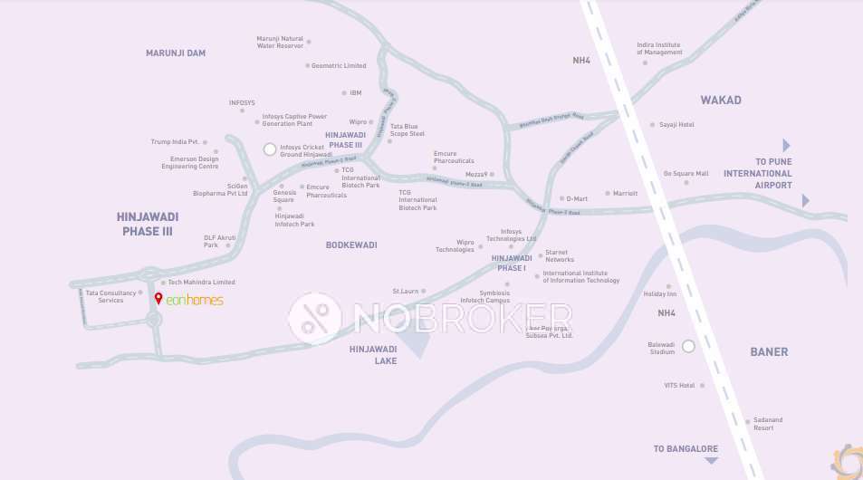 3 BHK Flat In Kasturi Eon Homes For Sale  In Hinjewadi