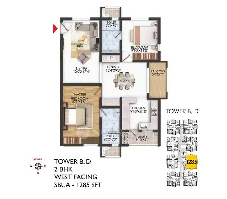 2 BHK Flat In Sumadhuras Gardens By The Brook For Sale  In Shamshabad