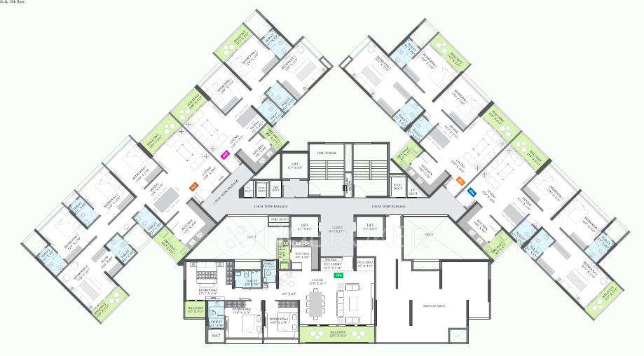 3 BHK Flat In Kanchan Osian Almanova For Sale  In Mundhwa