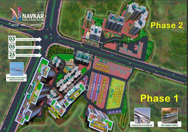 2 BHK Flat In  Navkar City For Sale  In Naigaon
