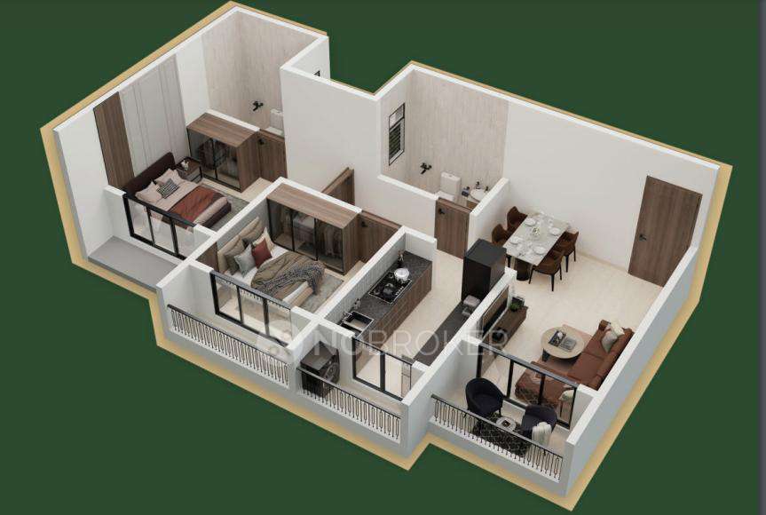 2 BHK Flat In Gls Sai Dream One For Sale  In Dombivli East
