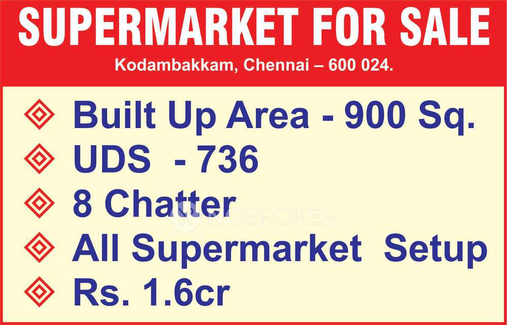Shop in Kodambakkam Bridge, Chennai for sale 
