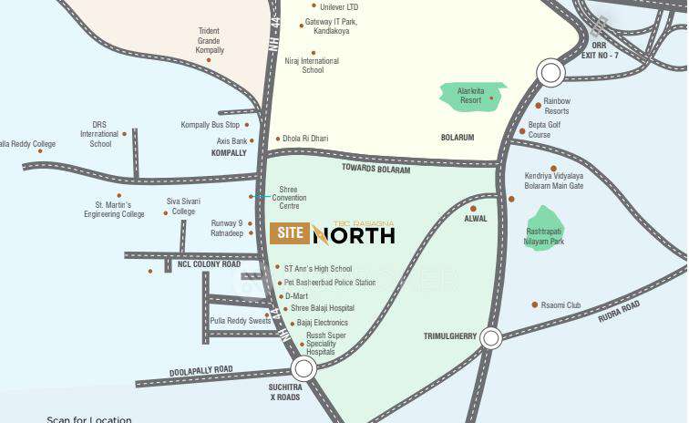 2 BHK Flat In Tbc Rasagna North For Sale  In Quthbullapur