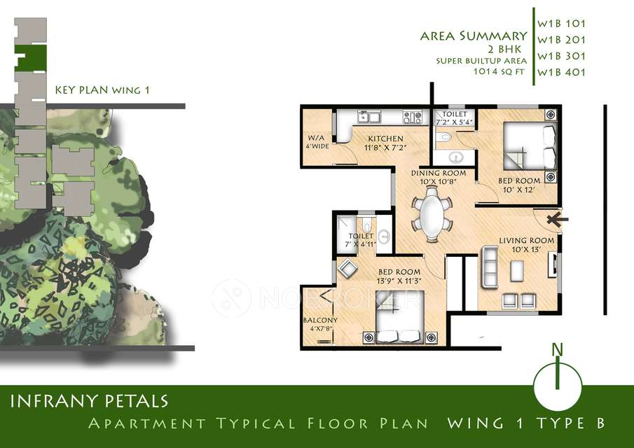 2 BHK Flat In Infrany Petals For Sale  In Electronic City