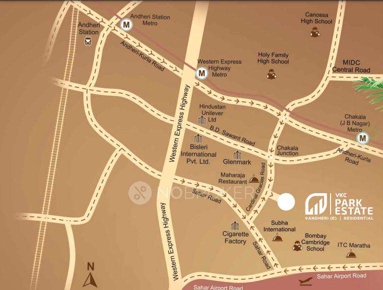 3 BHK Flat In Vkg Park Estate For Sale  In Andheri