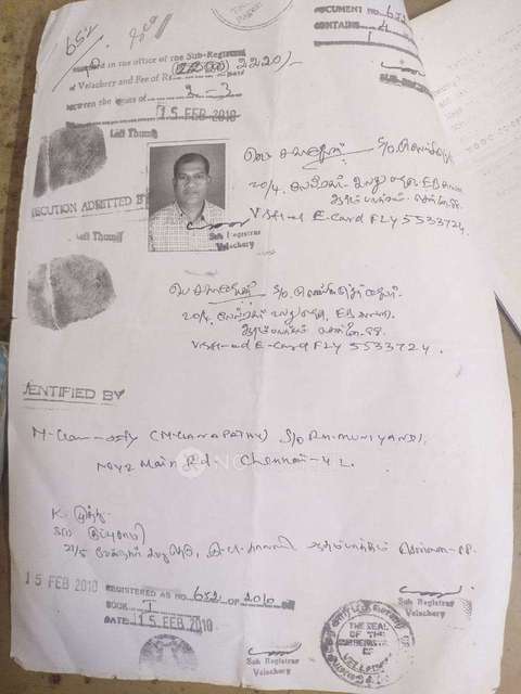 3 BHK Flat For Sale  In Velachery West