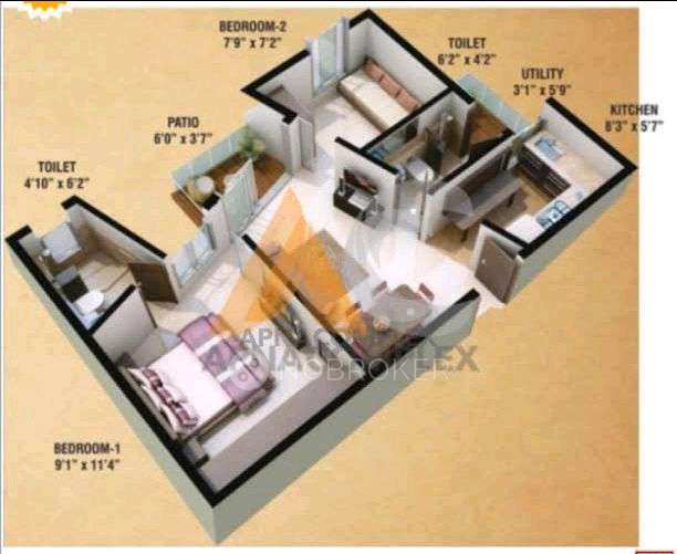 2 BHK Flat In Xrbia Hinjewadi for Rent  In Hinjewadi