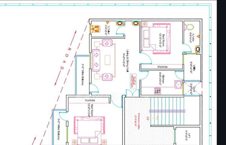 2 BHK Flat In Ibrahim Enclave For Sale  In Sehat Hospital