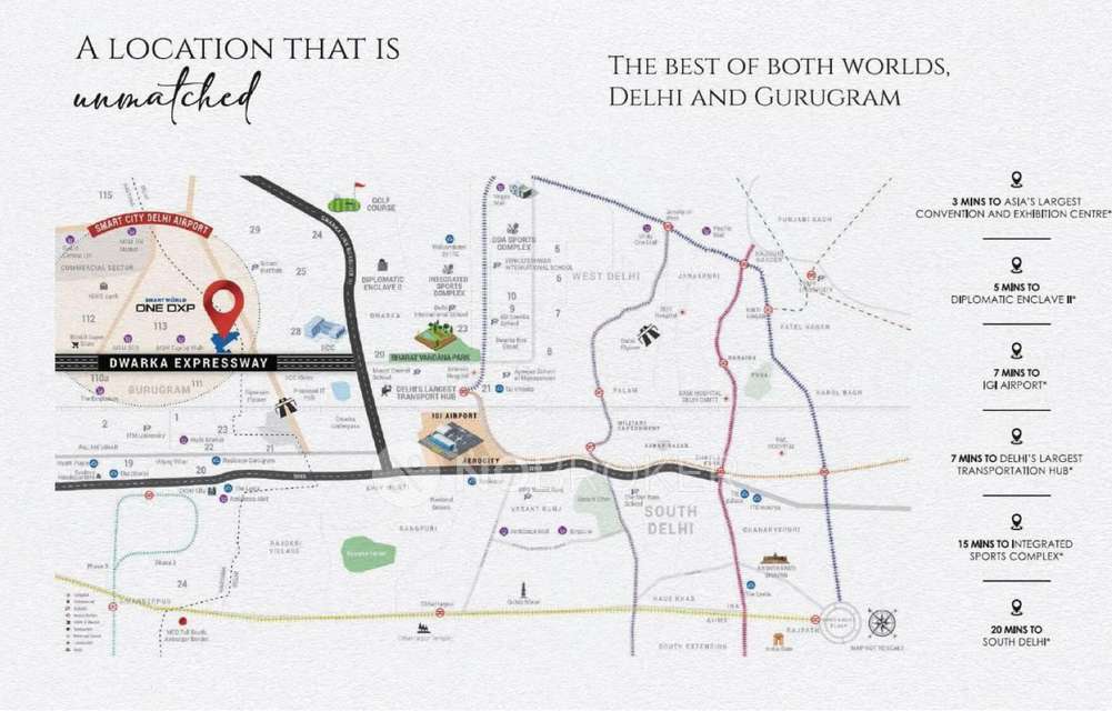 3 BHK Flat In Smartworld One Dxp For Sale  In Sector 113