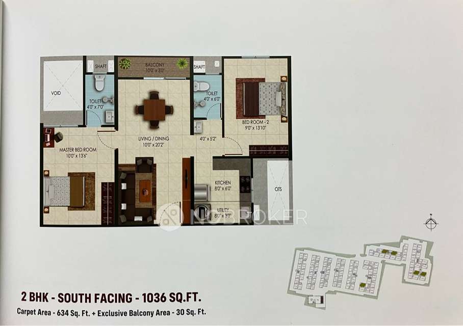 2 BHK Flat In Urbanrise City Of Joy For Sale  In Thirumazhisai