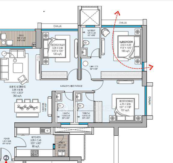 3 BHK Flat In Godrej Reserve Mumbai For Sale  In Kandivali East