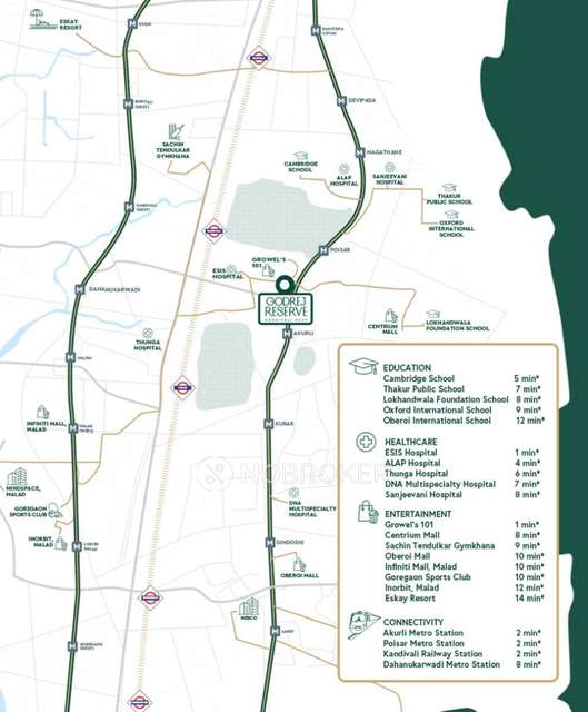 3 BHK Flat In Godrej Reserve Mumbai For Sale  In Kandivali East