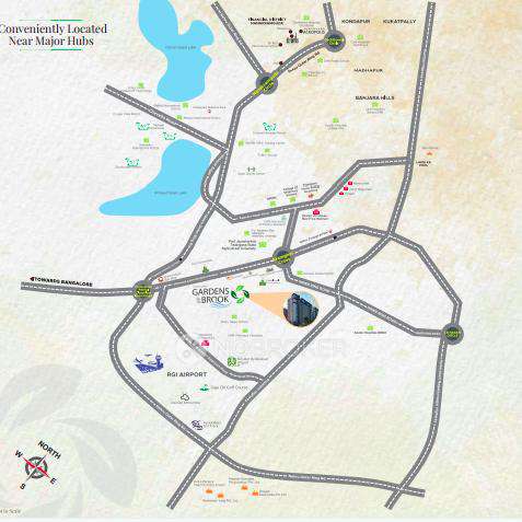 3 BHK Flat In Sumadhuras Gardens By The Brook For Sale  In Shamshabad