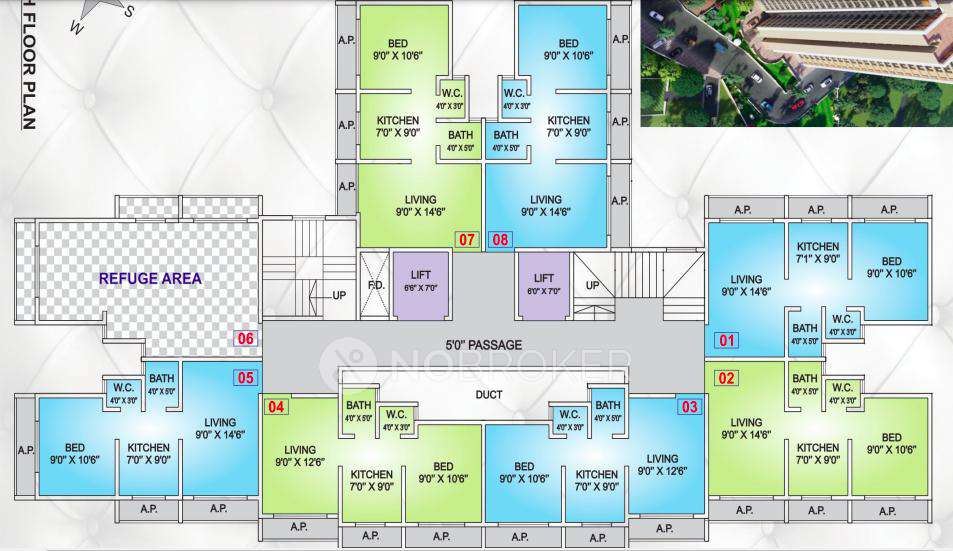 1 BHK Flat In Raj Accord For Sale  In Vasai East