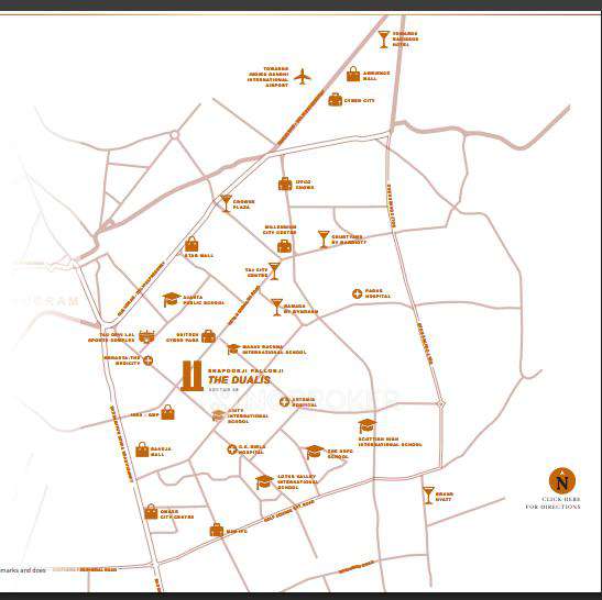 4 BHK Flat In Shapoorji Pallonji The Dualis For Sale  In Sector 46