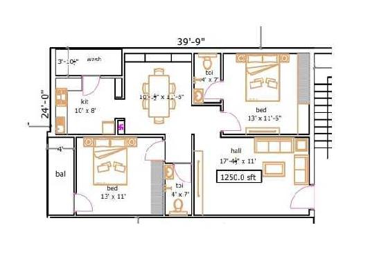 2 BHK Flat In Spatial Urvi For Sale  In Bachupally