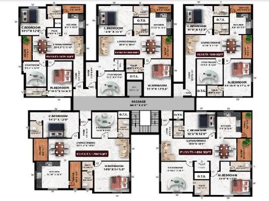 3 BHK Flat In Viva Vibrant For Sale  In Pallavaram