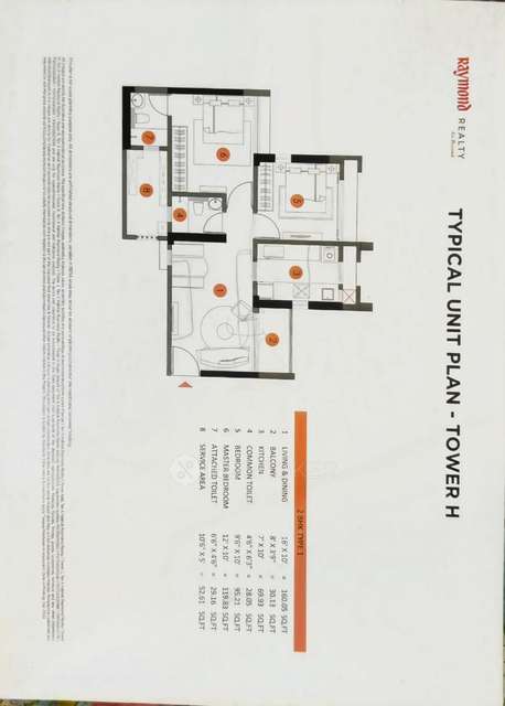 2 BHK Flat In Raymond Ten X Habitat For Sale  In Thane West