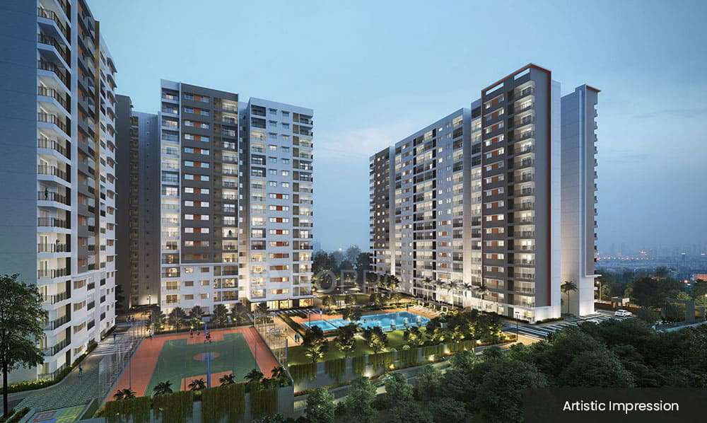 3 BHK Flat In Adarsh Crest, For Sale  In Hebbal