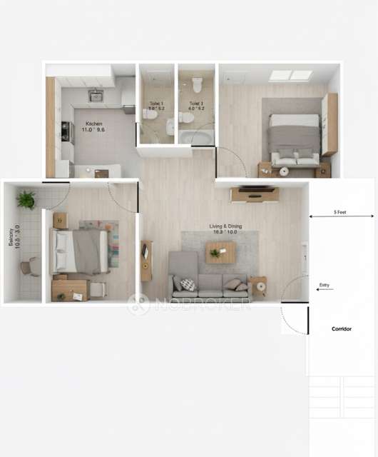 2 BHK Flat In Friends Enclave For Sale  In Friends Enclave