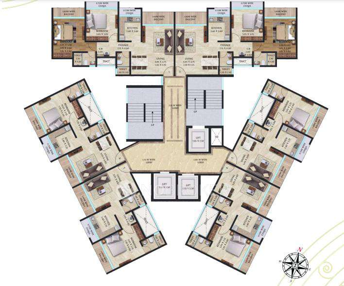 3 BHK Flat In Vador Ira Insignia For Sale  In Dombivli East