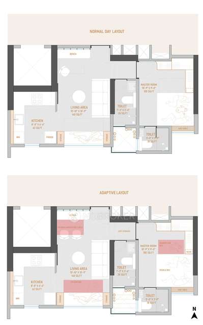 1 BHK Flat In Puneet Sanjivani Tower For Sale  In Vikhroli East