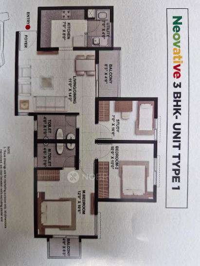 3 BHK Flat In Shriram Wyt Field -2 For Sale  In Bendiganahalli