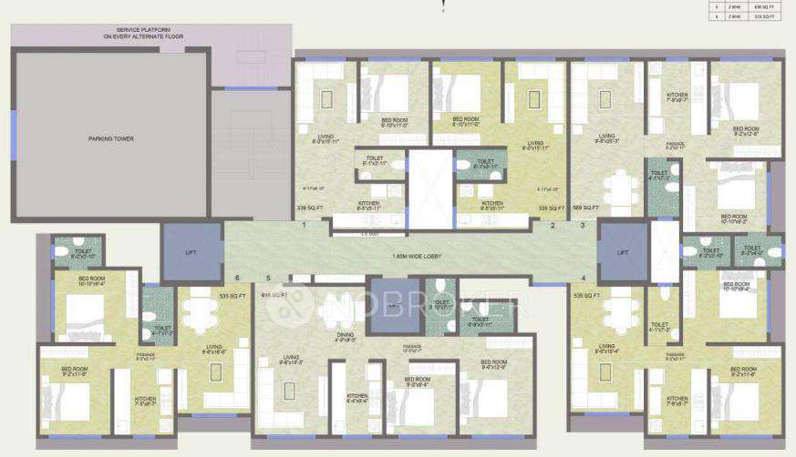 1 BHK Flat In Adityaraj Tapovan For Sale  In Vikhroli East