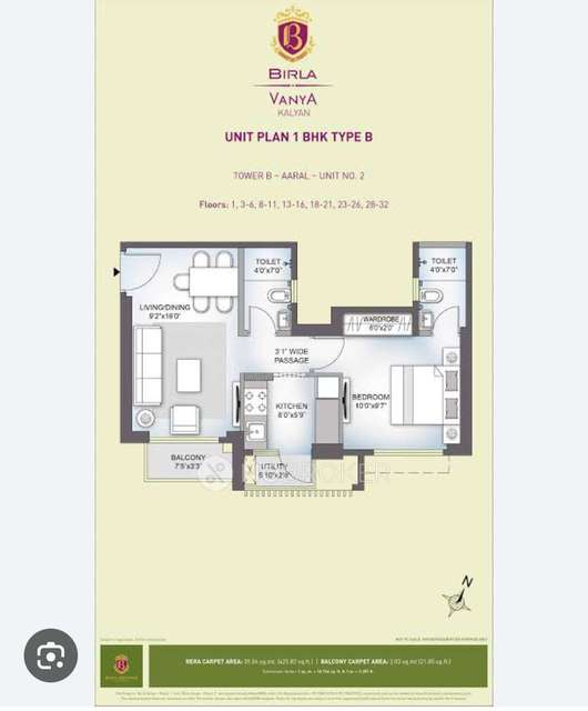 1 BHK Flat In Birla Vanya Kalyan For Sale  In Kalyan West